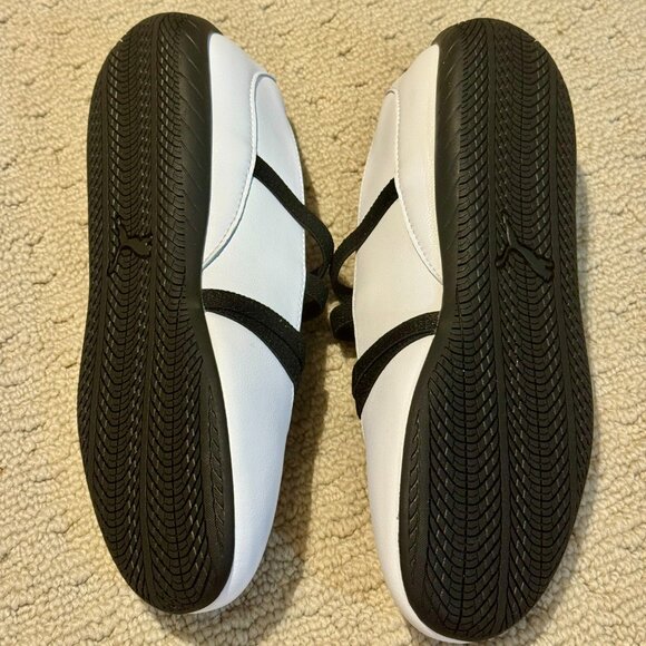 NEW PUMA SPEEDCAT BALLET SHOE SIZE 8 BLACK/WHITE WITH BOX - Picture 2 of 7